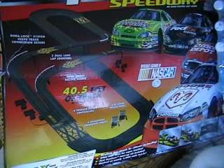   Life Like NASCAR 4 Lane Thunder 4 Player Electric Slot Car Race Set