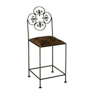 Grace Collection GMC FL 30 SB Palomino Black Florentine Bar Stool 