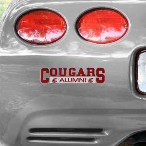  NCAA Washington State Cougars Alumni Car Decal: Sports 