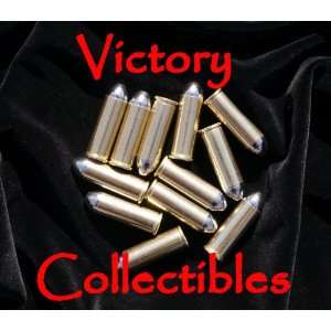 Colt 45 Replica Bullets   12 Gun Revolver Dummy Ammo Cartridge Rounds 