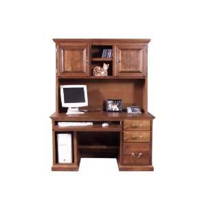   56 Traditional Wood Computer Desk with Hutch KHA272
