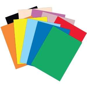  Roselle Vibrant Construction Paper, 50ct, Assorted 