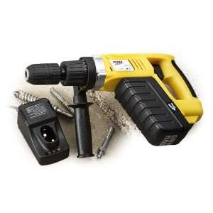   Tool Cordless / Reversible Hammer Drill with Charger Case and Battery