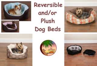 Sophisticated reversible & Plush dog beds are the perfect complement 