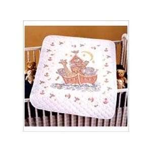   : Bucilla Two By Two Crib Cover Stamped X Stitch Kit: Home & Kitchen