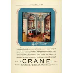  1929 Ad Crane Bathroom Plumbing Fixtures Valves Pipes 