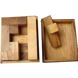   3D   size large educational wood puzzle and brain teaser: Toys & Games