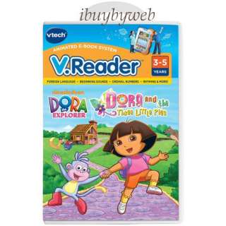 Vtech 80 280900 V.Reader Game Dora & Three Little Pigs  