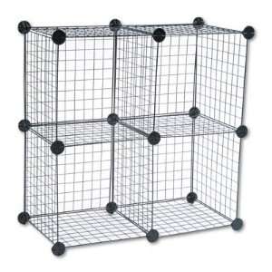  ~~ SAFCO PRODUCTS ~~ Wire Cube Shelving System, 15w x 