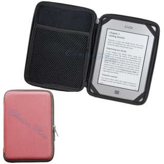   Pink Cover Case EVA Zipper Pouch For  Kindle Touch eBook Reader