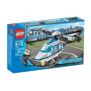  LEGO City Police Helicopter 7741: Toys & Games