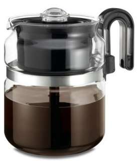 Medelco 8 Cup Glass Stovetop Percolator Coffee Maker Quality 