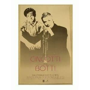  Peter Cincotti & Chris Botti Handbill Poster Pictured 