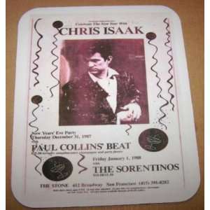 CHRIS ISAAK San Francisco New Years Eve COMPUTER MOUSE PAD