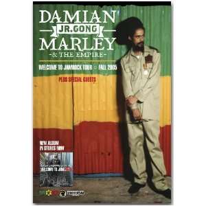 Damian Marley Poster   Concert Flyer   Welcome to Jamrock Tour 05 