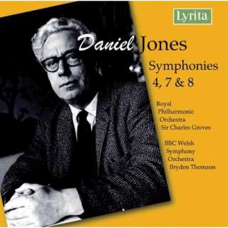  Daniel Jones Symphonies Nos. 4, 7, 8 Daniel [Composer] Jones 