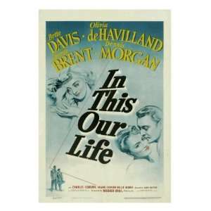  In This Our Life, Dennis Morgan, Bette Davis, Olivia 