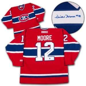  DICKIE MOORE Montreal Canadiens SIGNED Hockey Jersey 