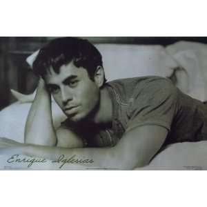 Enrique Iglesias 23x35 Sexy Bed Poster 2002