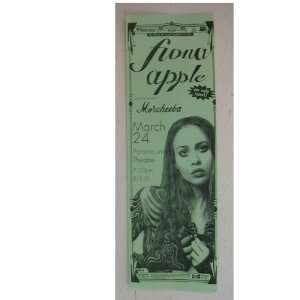 Fiona Apple concert poster handbills Morcheeba