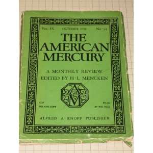 1926 American MercuryH.L.Mencken   Alabama Poets   Cowboys   The 