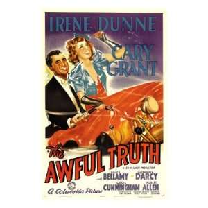 The Awful Truth, Cary Grant, Irene Dunne, 1937 Premium Poster Print 