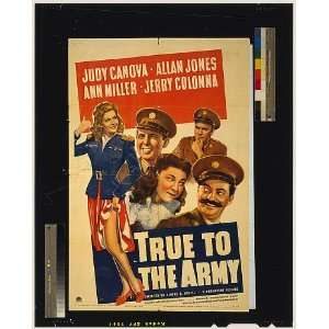   True to the Army,Judy Canova,Ann Miller,Jerry Colonna