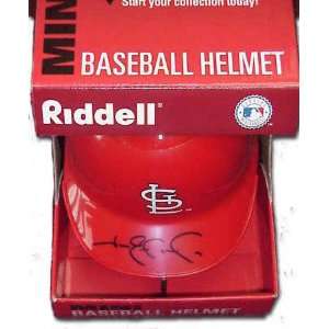 Jim Edmonds St. Louis Cardinals Autographed Mini Helmet