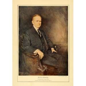  1924 Print John Calvin Coolidge President United States 