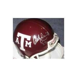 John David Crow autographed Football Mini Helmet (Texas A 