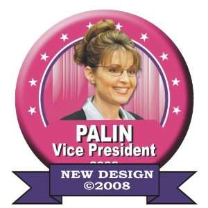 John Mccain Sarah Palin Campaign Buttons   Pink