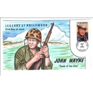  Fred Collins 3876 FDC John Wayne, Iwo Jima, Legends of 