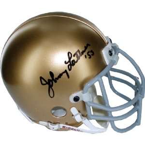 Johnny Lattner Notre Dame Mini Helmet w/ Heisman Insc. 