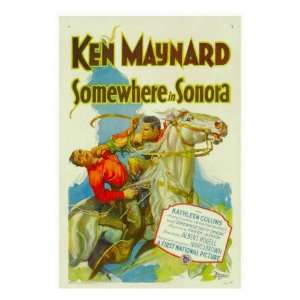  Somewhere in Sonora, Ken Maynard (Right), 1927 