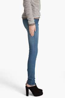 Cheap Monday Narrow Cobra Blue Jeans for women  SSENSE