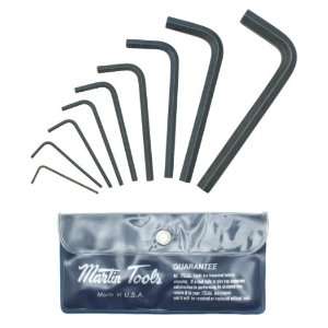 Martin 9S Short Arm Series Hex Key Wrench Set, 9 Pieces ranging from 5 