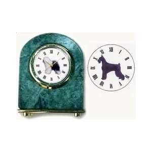  Giant Schnauzer Marble Arch Clock, 2.5 Inches Tall