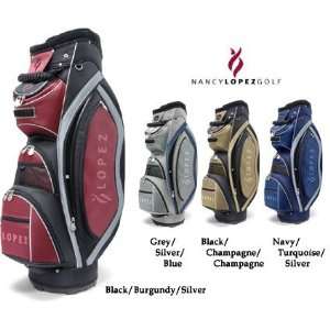 Nancy Lopez Erinn Golf Bag (ColorBlack/Burgundy/Silver)