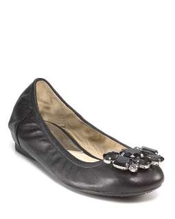 MICHAEL Michael Kors Emilia Embellished Ballet Flats   Shoes   Shoes 