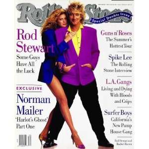  Rolling Stone Cover of Rod Stewart & Rachel Hunter by 