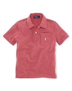 Ralph Lauren Childrenswear Toddler Boys Jersey Polo   Sizes 2T 4T