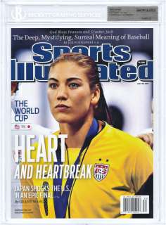   ILLUSTRATED SI Uncirculated HOPE SOLO 2011 Womens World Cup Soccer