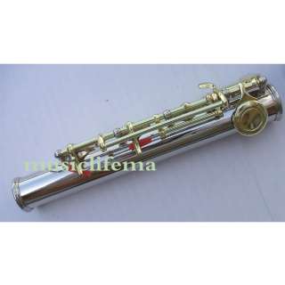 new 17Open Hole flute C key Nickel body golden parts  