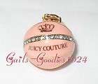 JUICY COUTURE PINK BROWN CHARM BRACELET JEWELRY BOX NEW  