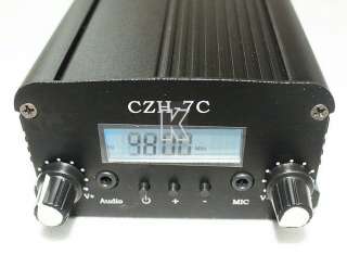   7C 7W PLL Stereo Broadcast FM Transmitter Radio Station Kit 76 ~108Mhz