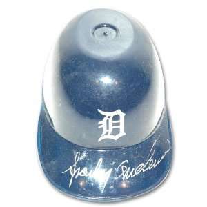 Sparky Anderson Detroit Tigers Mini Batting Helmet Autographed