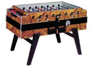   Coperto Commercial Coin Operated Foosball Table in Briar Wood