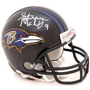  Autographed Steve McNair Mini Helmet   Replica Sports 
