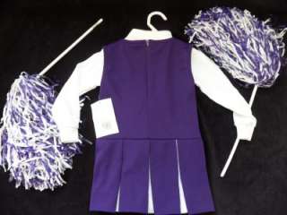 NSU Kids Size 4 Football Cheerleader Uniform NEW,Costume,Outfit 