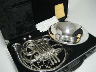 Professional Silver Double French Horn Brand New  